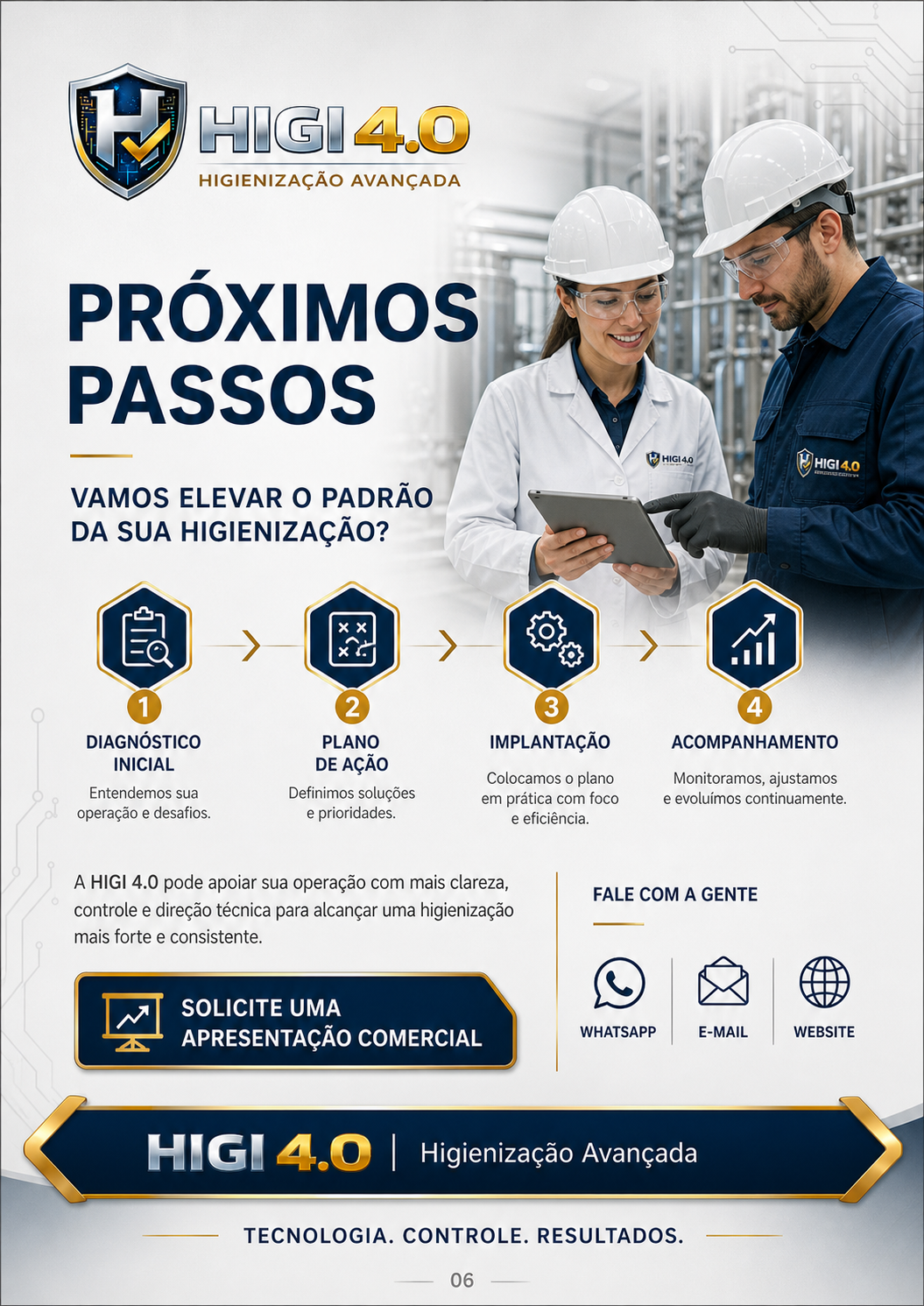 Portfólio Comercial HIGI4.0 - Próximos passos